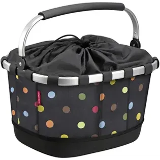 KLICKfix Reisenthel Carrybag GT Fahrradkorb für Racktime Gepäckträger – dots - 24 L