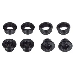 FSA E-Bike Kettenblattschrauben 6mm+Muttern 4mm Stahl–M8x0.75P (4Stück)