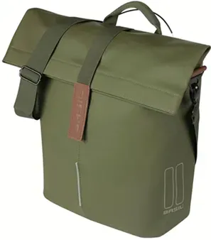 BASIL Shoppingtasche City Shopper MIK Studs, 16L – moss green