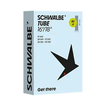 Schwalbe Schlauch Nr. 4 AV40 – 16/18 Zoll (28/37-340/355) mit Autoventil