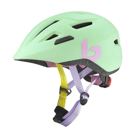 Bollé Stance JR reflektierender Kinderhelm mit Insektenschutz Mint Matte 47 - 51 cm