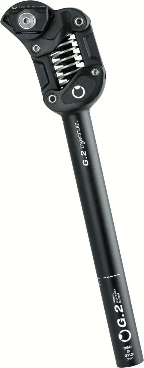 by,schulz Parallelogramm-Federsattelstütze G.2 ST Ø 34,9 mm/560 mm hard