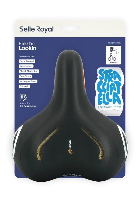 Selle Royal Lookin Stracciatella Sattel Unisex 260x228 mm schwarz/silber