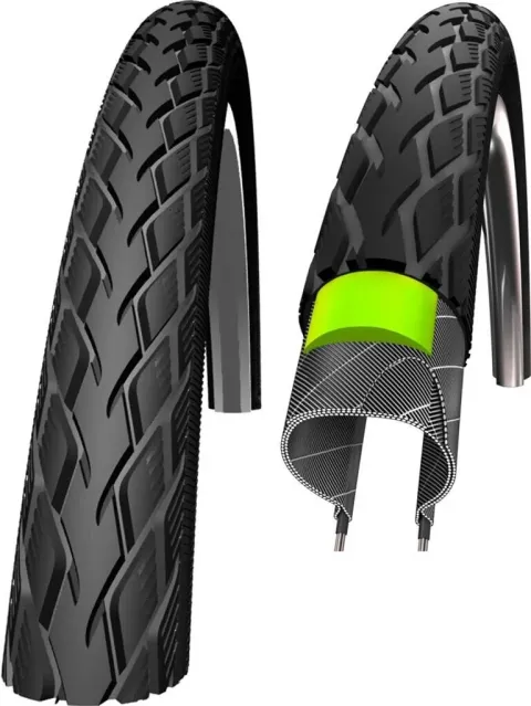 Schwalbe Marathon Performance Line Reifen,26x1,75/47-559 GreenGuard Reflex