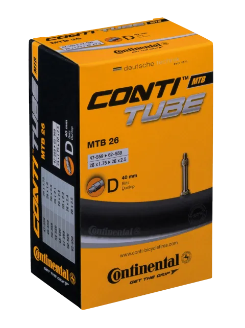 Continental MTB 26 Fahrradschlauch – 26" 47-62/559 DV 40 mm