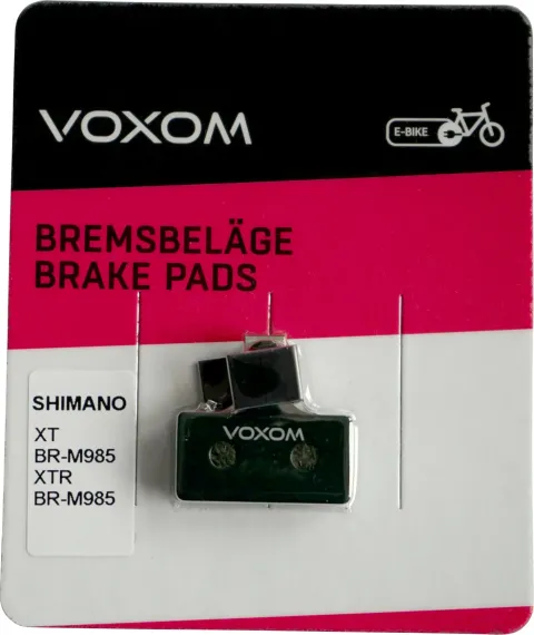 Voxom Scheibenbremsbeläge BSC24 E-Bike für Shimano XT / XTR