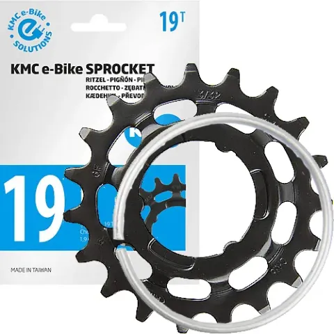 KMC E-Bike Antriebsritzel 19 Zähne Shimano Narrow Schwarz