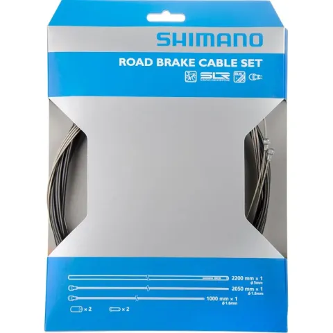 SHIMANO Rennrad Bremszugsatz Edelstahl