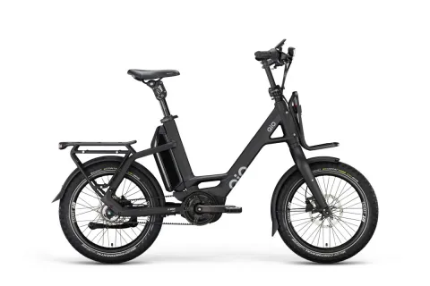 QiO EINS+ P-5 Bosch Performance Line mit Rücktrittbremse Night black matt