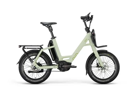 QiO EINS+ P-5 Bosch Performance Line mit Rücktrittbremse Light olive matt