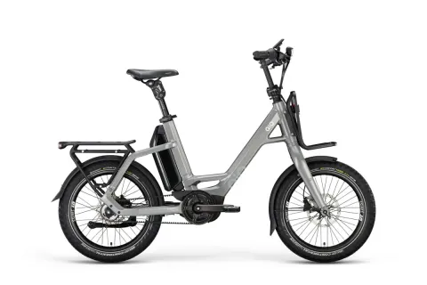 QiO EINS+ P-5 Bosch Performance Line mit Rücktrittbremse Lead metal