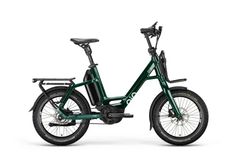 QiO EINS+ P-5 Bosch Performance Line mit Freilauf Forest green