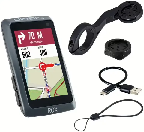 SIGMA SPORT ROX 12.1 Evo Set Fahrradcomputer Grau