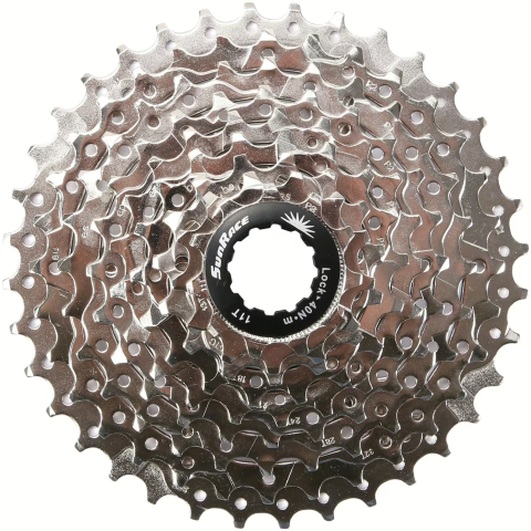 SunRace Kassette CSM98 9-fach 11–36 Zähne, silber