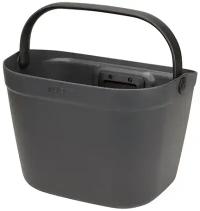 KLICKfix Mio Basket granite black - Fahrradkorb