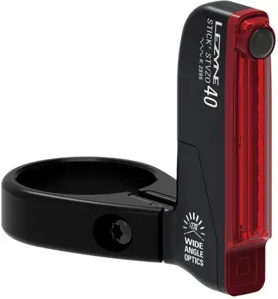 Lezyne Stick+ SC StVZO Rücklicht – schwarz