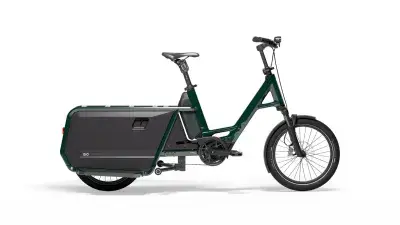 QiO Long CLA Elektro-Cargorad Enviolo HD Automatiq Forest green