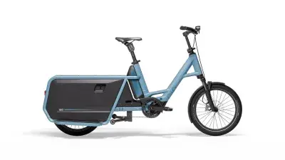 QiO Long CLA Elektro-Cargorad Enviolo HD Automatiq Retro blue matt