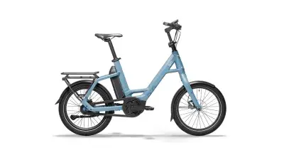 QiO Compact AP-8 Bosch Active Line Plus - Rücktrittbremse Retro blue matt