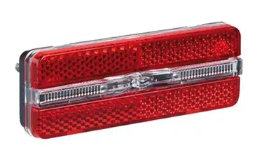 Büchel LED Rücklicht Sunset Strip mit Standlicht, für Gepäckträgerbefestigung, StVZO