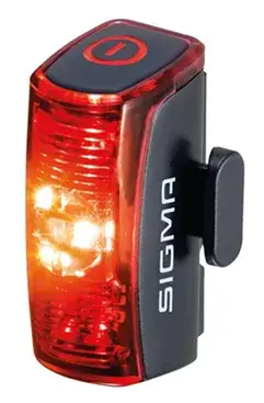 Sigma Rücklicht Infinity, Sattelstützbefestigung, Akku, USB, schwarz, StVZO