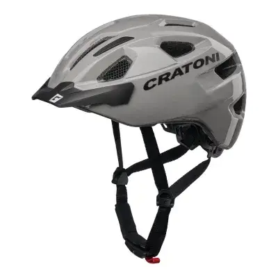Cratoni City Helm C-Swift mit integrierter Rückleuchte - Mehrere Farben! 58-63 cm Anthrazit glänzend