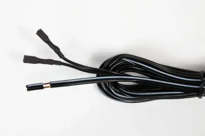 Mounty Lichtkabel zweiadrig, schwarz