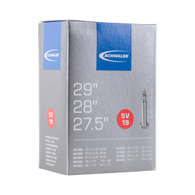 Schwalbe Fahrradschlauch Nr. 19 – 27.5/28/29 x 1.50–2.40" (ETRTO 40/62-584/635) SV 40 mm