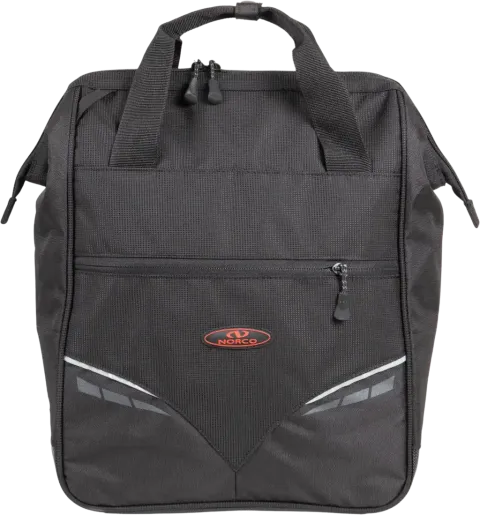 Norco Durban City Tasche mit KLICKfix Vario E‑Haken schwarz