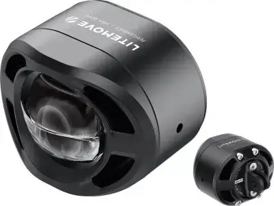 Litemove AEW-170 E-Bike Scheinwerfer, 170 Lux, StVZO, GoPro-kompatibel