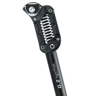 by,schulz G.2 LT – Ø31.6 Parallelogramm Sattelstütze für maximalen Fahrkomfort 380 mm Hart 100-130kg