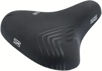 SELLE ROYAL Roomy Classic Relaxed - Unisex mit Slow Fit Foam – Schwarz