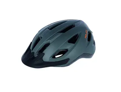 XLC BH-C32 Fahrradhelm mit LED-Licht – Leichter Unisex Helm, verstellbar, 320g Grau/blau 53-60 cm