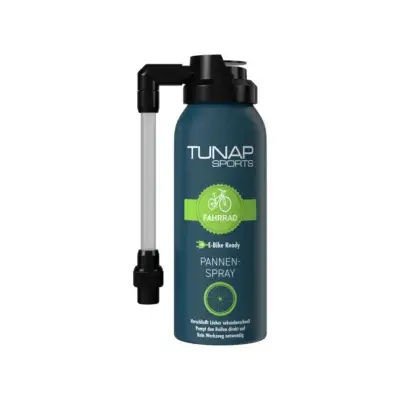 TUNAP TS290 Pannenspray 125 ml–Soforthilfe bei Fahrradplatten,6 Bar