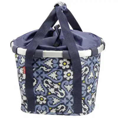 KLICKfix Reisenthel Bikebasket Floral 1 – Stylischer Fahrradkorb