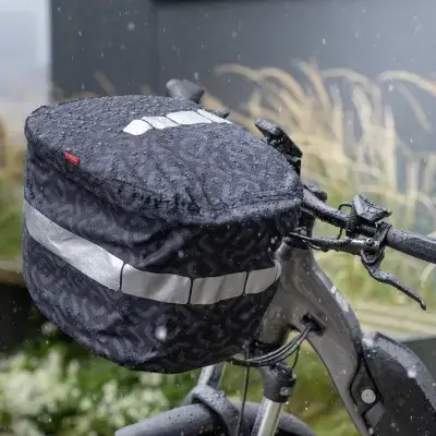 KLICKfix Reisenthel Rain Cover M – Wasserdichte Regenhülle mit Reflektor