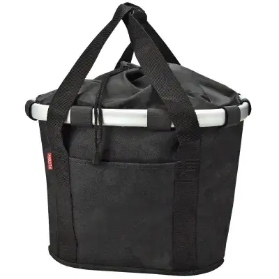 KLICKfix Reisenthel Bikebasket Schwarz – Stylischer Fahrradkorb