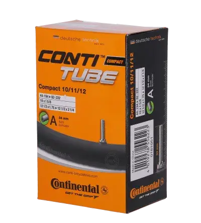 Conti Fahrradschlauch Compact 10/11/12 44-62/194-222 Schrader-Ventil A34