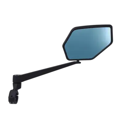 BBM-02 Fahrradspiegel, rechts, schwarz, Lenkerbefestigung