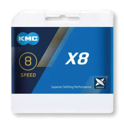 KMC Kette X8 114 Glieder Zuverlässige Performance für 6-7-8-fach Schaltungen
