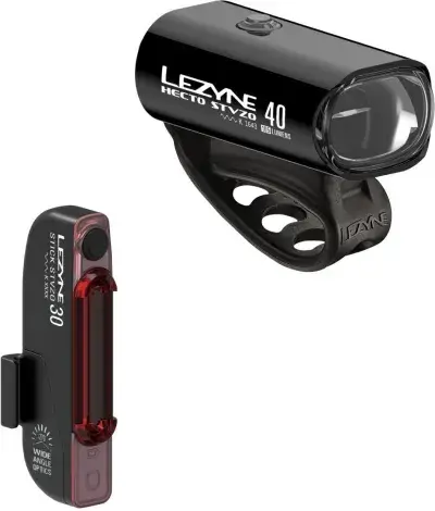 Lezyne Fahrradbeleuchtungsset Hecto Drive 40 StVZO / Stick Drive StVZO