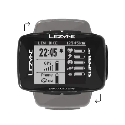 Lezyne Super Pro GPS – Fahrradcomputer mit Bluetooth Smart & ANT+