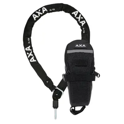 AXA ULC 130/5,5 Einsteckkette – 130 cm, inkl. Tasche, schwarz