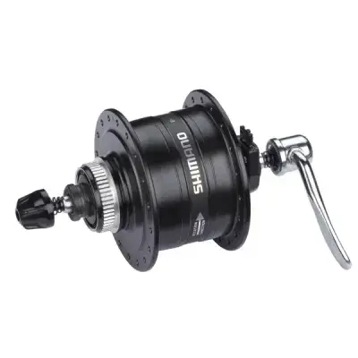 Nabendynamo SHIMANO DH-3D37 Center-Lock Scheibenbremse 32 Loch