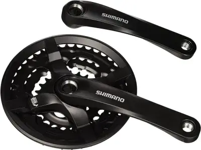 Shimano Trekking Kurbelsatz FC-TY501 28/38/48 Zähne für Trekkingräder