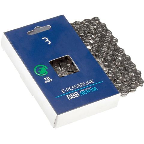 BBB E-Powerline E-Bike BCH-10E Kette 10-fach, vernickeltes silber für E-Bikes