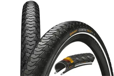 Continental CONTACT Plus E-50 Reifen – 28" (40-622), Draht, Reflex, Schwarz