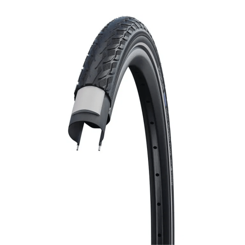 Schwalbe Delta Cruiser Plus PunctureGuard E-25 Reifen – 40-635, Draht, Reflex, Schwarz