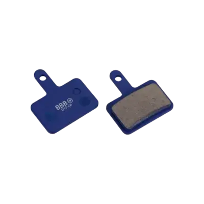 BBB BBS-53T DiscStop Bremsbeläge – kompatibel mit Shimano Deore BR-M525, blau