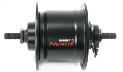 Shimano Nabendynamo DHC3000 – 100 mm, 32 Loch, Schwarz, Vollachse